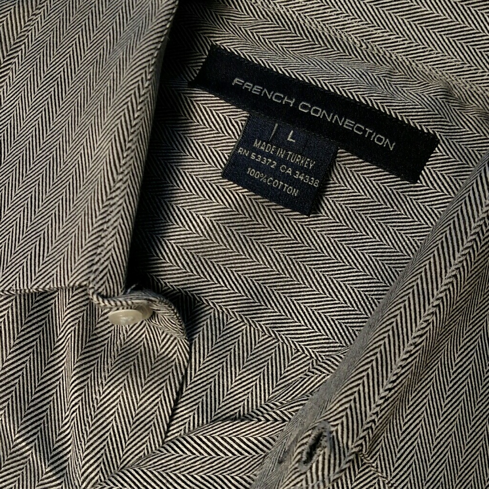 French Connection men's dress shirt, large